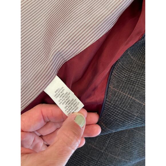 Banana republic tailored fit blazer size 40 regular - Picture 7 of 8